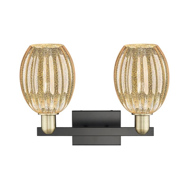 Innovations Lighting Downtown Urban - Preston - 2 Light 16" Bell Shade Bath Vanity Light