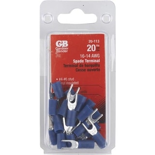 GB Electrical 16-14 Spade Terminal 20-113 Unit: PKG - Bed Bath & Beyond ...