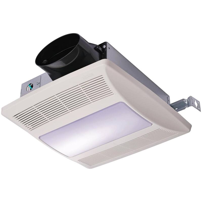 Broan LP510RSL Lo-Profile DC 50 - 100 CFM 0.4, 0.9, 1.2 Sone Ceiling / - White