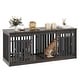 preview thumbnail 24 of 38, Moasis Extra Large Dog Crate Furniture with Sliding Doors