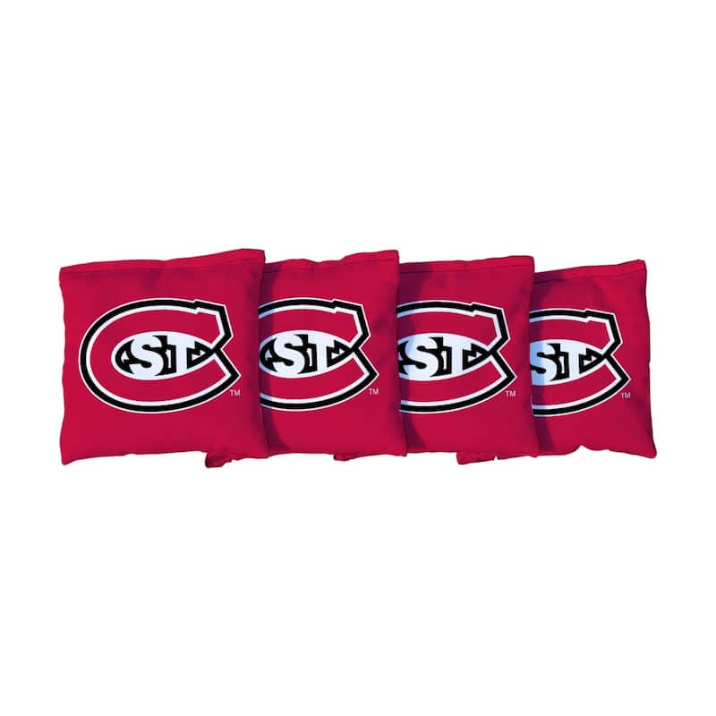St. Cloud Huskies Red Cornhole Bags - All-Weather Resin Filled