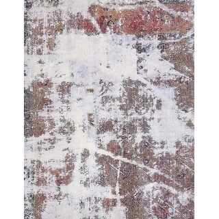 Ahgly Company Machine Washable Abstract Rose Dust Purple Area Rugs ...