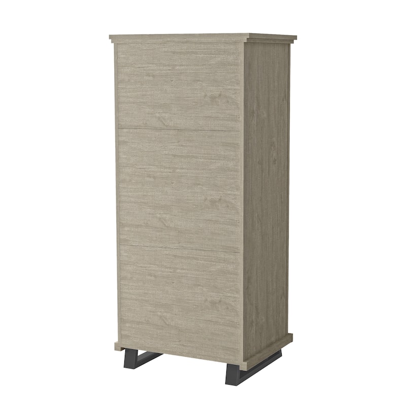 Farmhouse 4-Piece Bedroom Set - 2 Nightstand, 1 Chest and 1 Dresser
