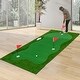 preview thumbnail 10 of 22, Costway 10 x 3.3/5 FT Golf Putting Green Professional Golf Training