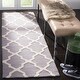 preview thumbnail 59 of 200, SAFAVIEH Handmade Cambridge Luisa Moroccan Trellis Wool Rug 2'6" x 8' Runner - Silver/Ivory - Runner