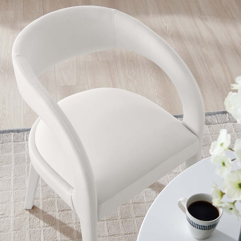 Pinnacle Performance Velvet Dining Chair Set of Two