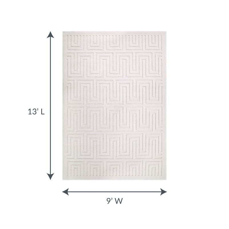 Island Retreat Dovetail Indoor/Outdoor Area Rug - 9 ft. x 13 ft.