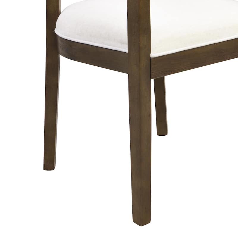 Ladieu Fabric and Wood Tub Dining Chairs （Set of 2）by Christopher Knight Home