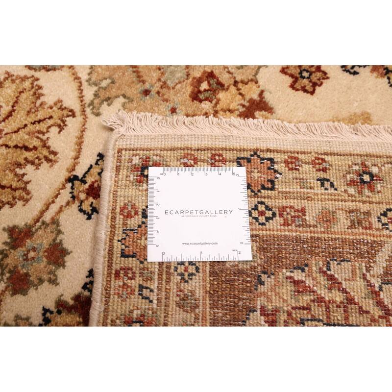 ECARPETGALLERY Hand-knotted Jamshidpour Cream Wool Rug - 6'0 x 8'9