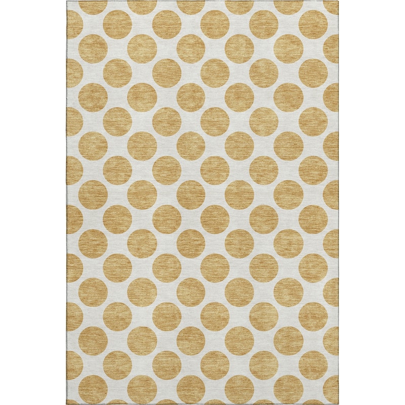 Premium Washable Super Soft Geo Dots Mayfield Rug