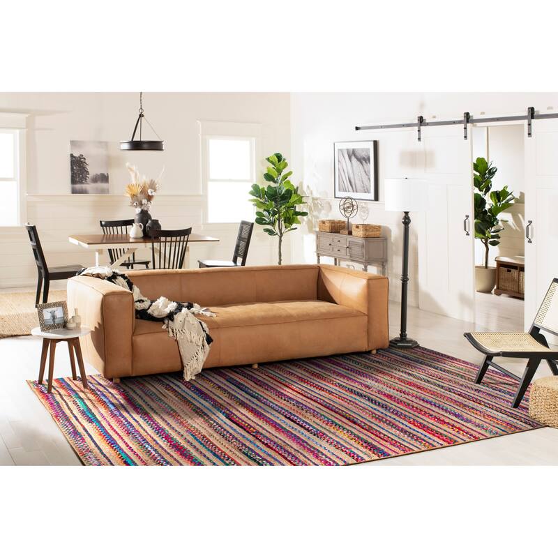 SAFAVIEH Handmade Cape Cod Annagret Coastal Jute Rug