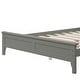 preview thumbnail 26 of 37, Modern Simple Solid Wood Platform Bed - Elegant Wood Bed with Headboard