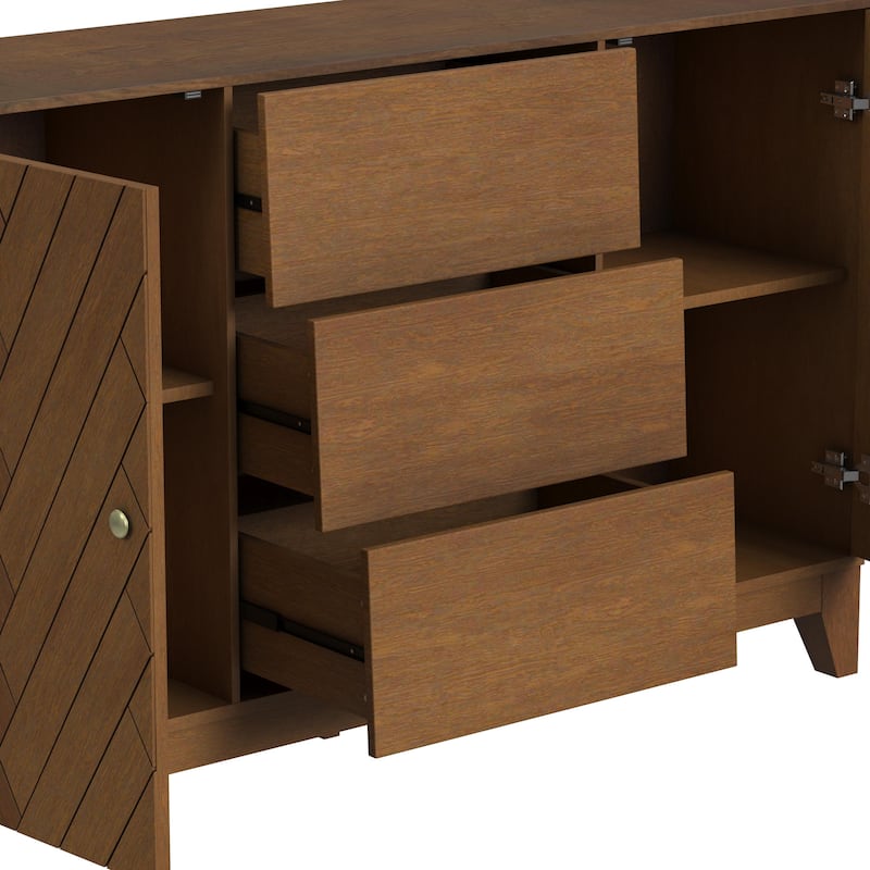 SEI Furniture Anzinger Accent Cabinet with Drawers