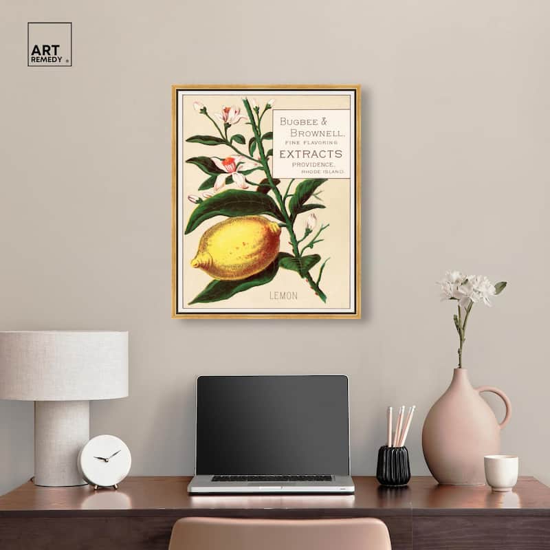 Lemon Canvas by Art Remedy