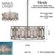 preview thumbnail 5 of 9, Minka Lavery 3587 Hexly 6 Light 28" Wide Crystal Pendant