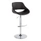 preview thumbnail 124 of 144, Silver Orchid Svellingen Adjustable Bar Stool with Rounded T Footrest - Set of 2