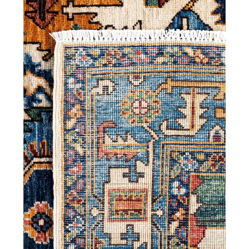 Serapi One-of-a-Kind Hand-Knotted Area Rug - Ivory - 4' 1" x 6' 0"