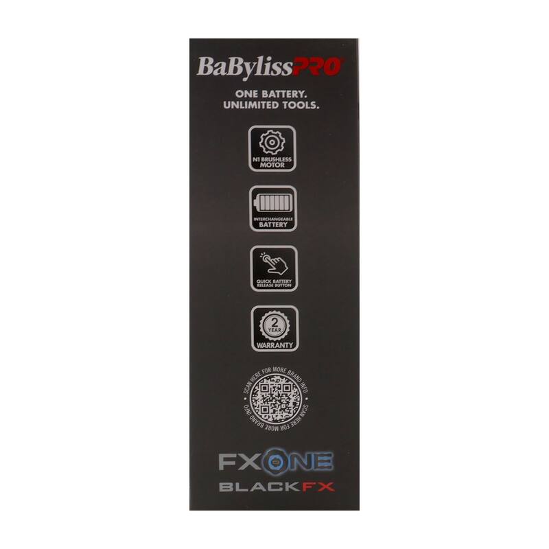 BaByliss Pro FXONE BlackFX Limited Edition Prepack - Stick Shaver and Outlining Trimmer (Black) FX1FSTMBPK