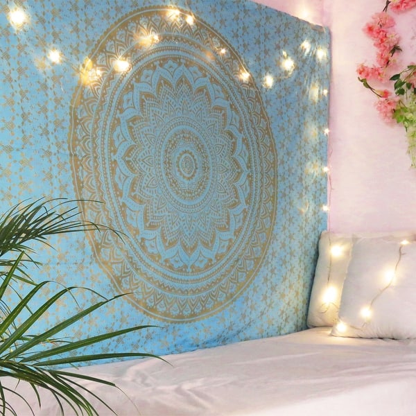 Oussum Home Decorative Mandala Patterntapestry Wall Hanging Bedroom Decor Beach Tapestries For Dorm Decoration Overstock 30395493