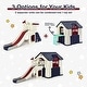preview thumbnail 8 of 8, Gymax Outdoor Play house and Slide Set for Kids w/ 7 PCS Toy Set & - See Details