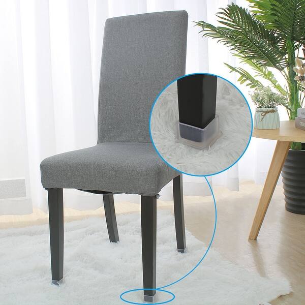 Shop Pvc Furniture Leg Glide Caps End Tip Feet Cover 20pcs 1 38 X1 38 Inner Size Scratch Clear Overstock 28955100