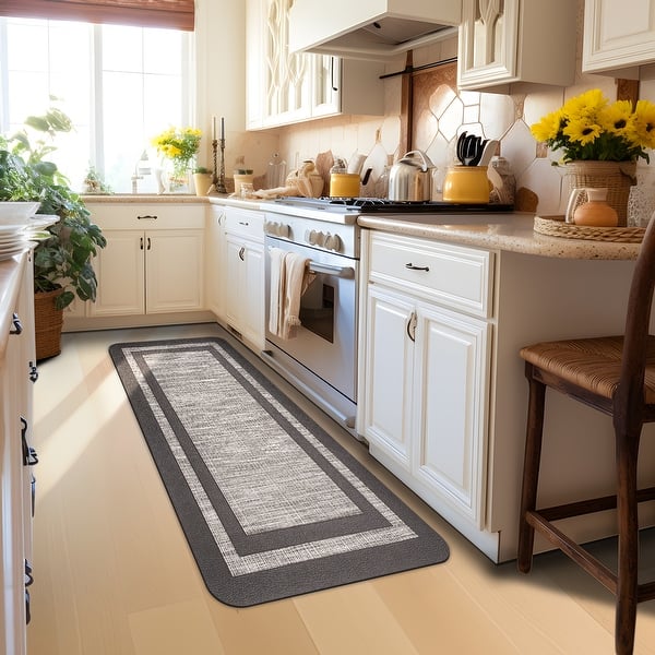 PVC Foam Kitchen Mat (single frame Tesla) Bed Bath & Beyond 39513997
