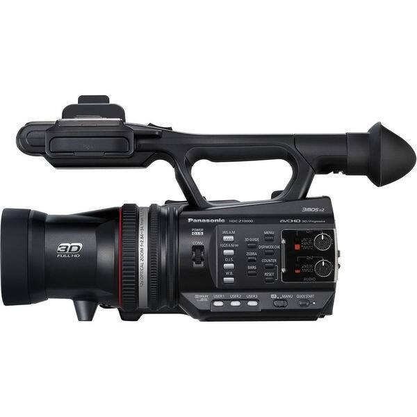 Shop Panasonic Hdc Z10000 Twin Lens 2d 3d Black Camcorder