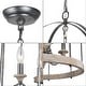 preview thumbnail 6 of 6, Modern Farmhouse 4-Light Wood Chandelier Cage Pendant Lights for Dining Room - D16" x H22.5"