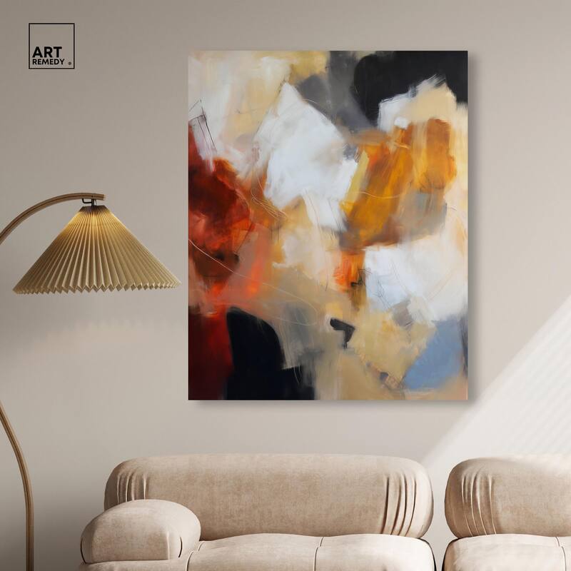 Earth and Fire I Canvas by Art Remedy, Gallery Wrapped
