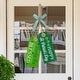 preview thumbnail 8 of 27, Glitzhome St. Patrick's Wooden Shamrock Doorknob Hanging Decor