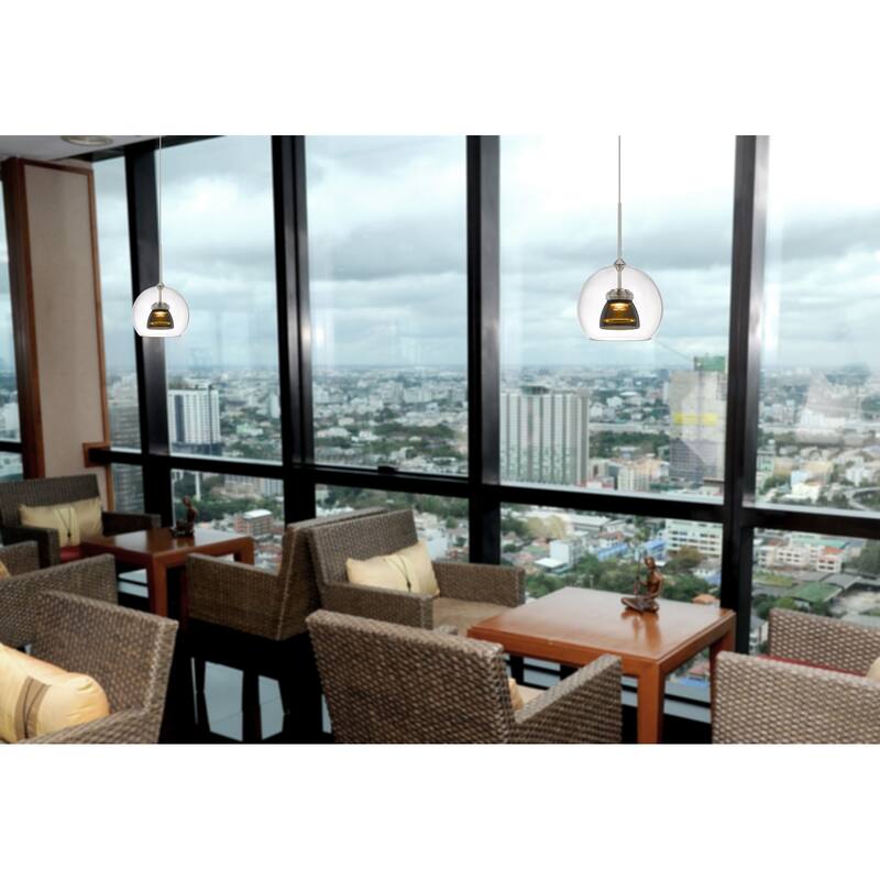 Series Clear Smoke Clear Glass Pendant with Canopy Bed Bath & Beyond