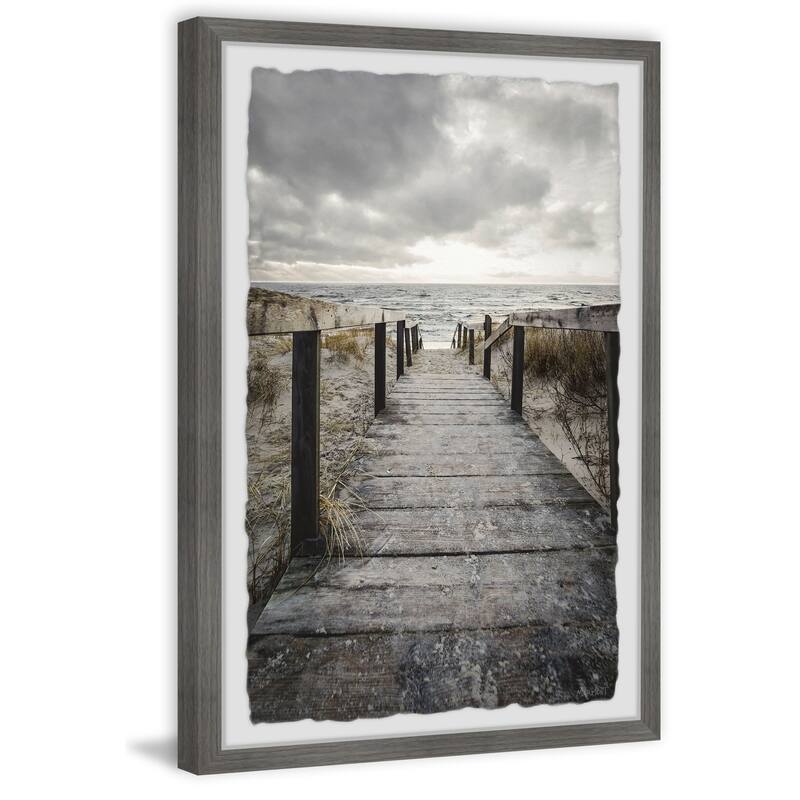 Clouded Sky Framed Wall Art, Elegant Home Touch - Sophisticated Artwork for Refined Décor