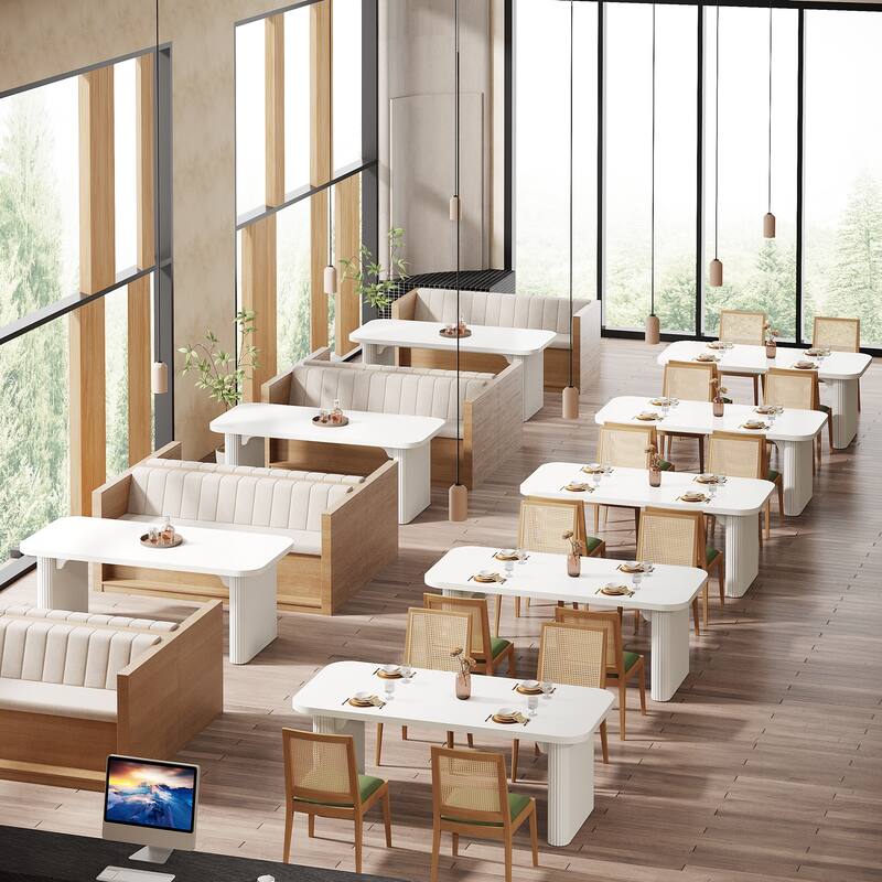 Wood Dining Table, Modern Kitchen Table, Dining Room Accent Table