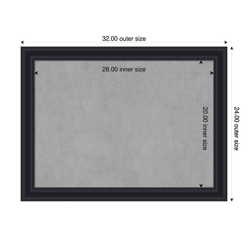 Amanti Art Dalat Black Framed - 32 x 24 in - Dalat Black