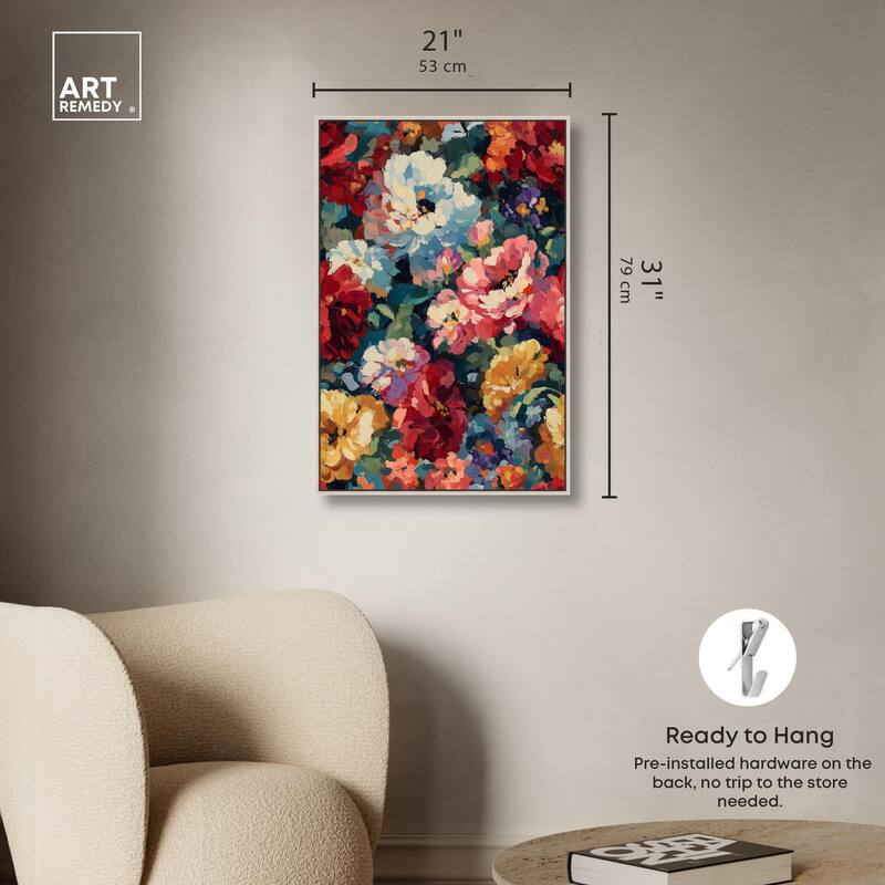 Garden Tapestries I Canvas by Art Remedy