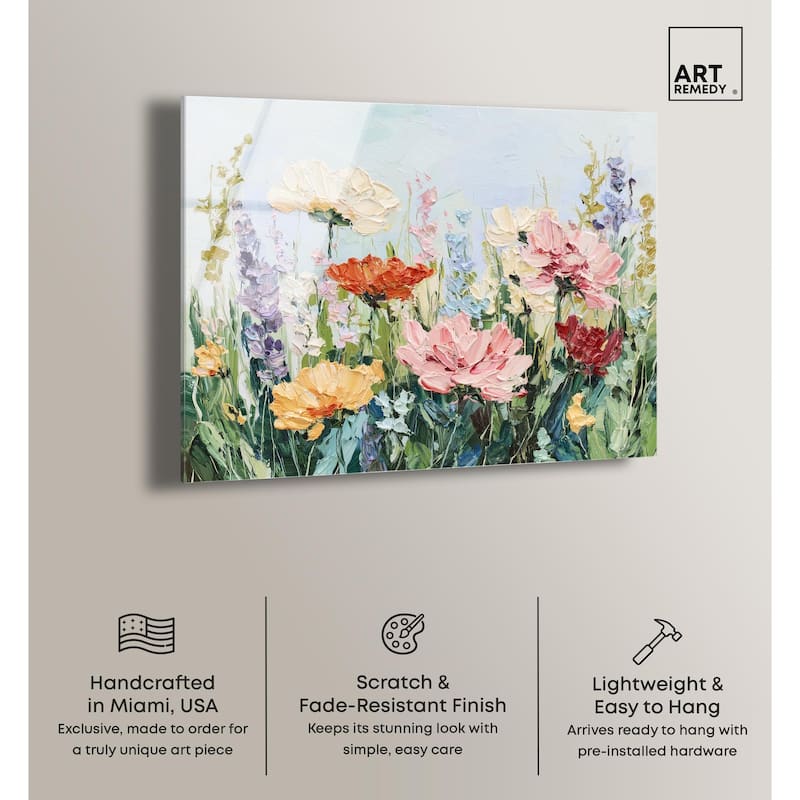 Summer Abundance III Acrylic by Art Remedy, Ready to Hang