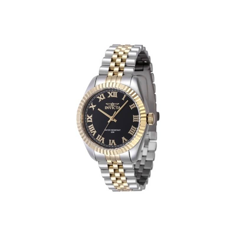 Invicta Women's 47413 Specialty Quartz 3 Hand Black Dial Watch