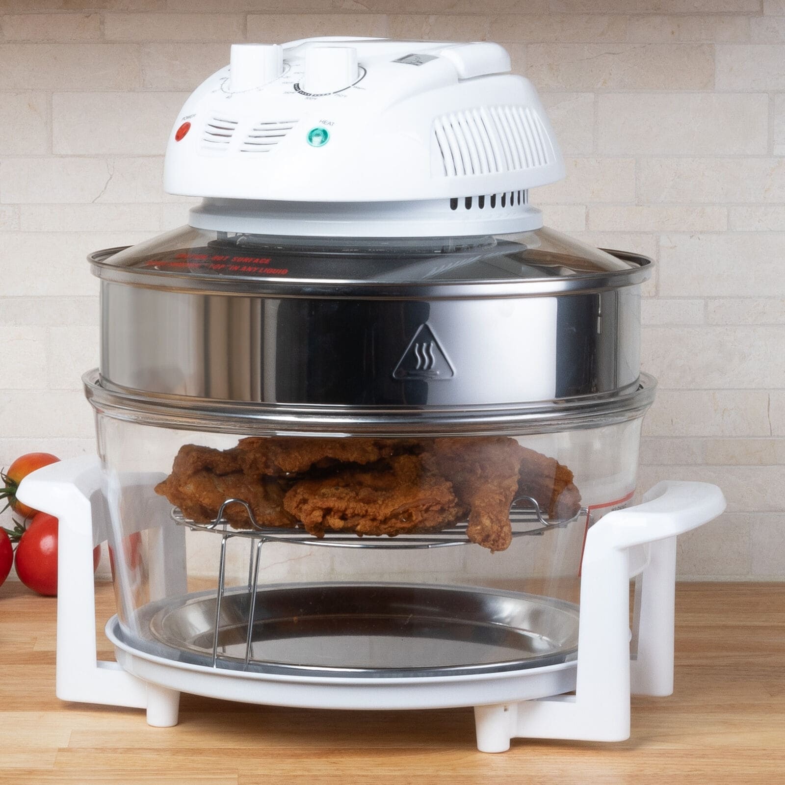 17L Turbo Electric Air Fryer Convection Oven Clear