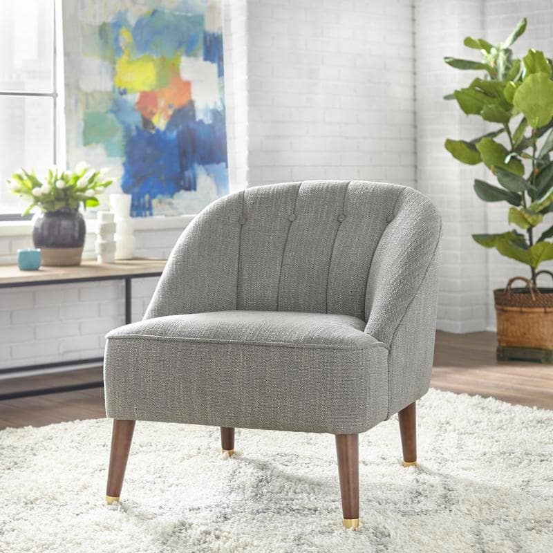 angelo:HOME Edith Chair - Textured Slate Grey