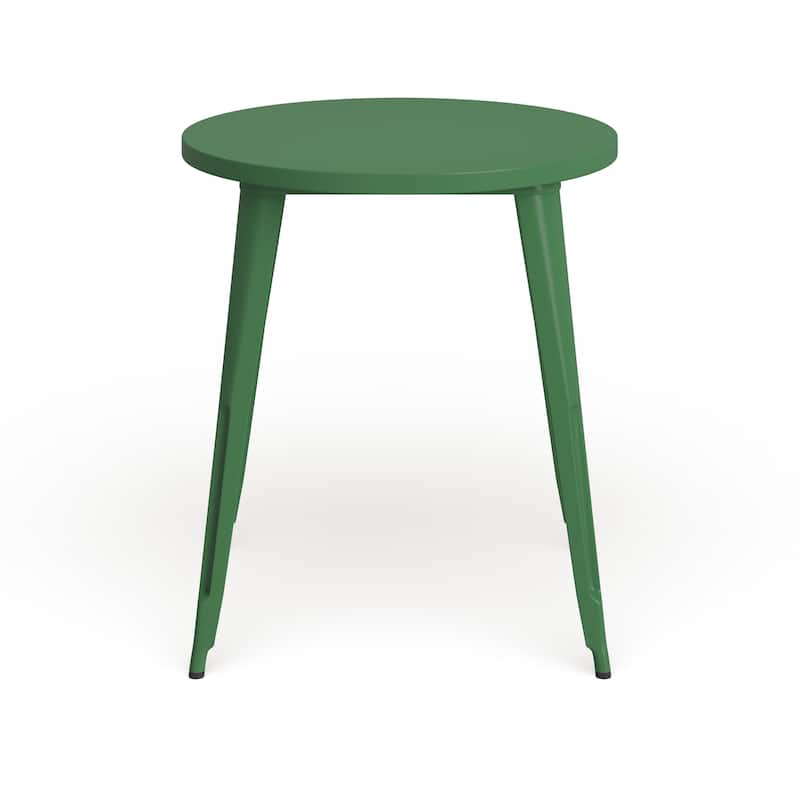 30'' Round Metal Indoor-Outdoor Table - 30"W x 30"D x 29.5"H