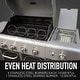 preview thumbnail 5 of 6, Kenmore 4-Burner Propane Gas Grill with Searing Side Burner in Stainless Steel/Black