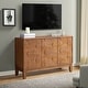 preview thumbnail 28 of 46, HULALA HOME Glenda Contemporary 45''W Versatile 3-door Adjustable Shelf Storage Cabinet