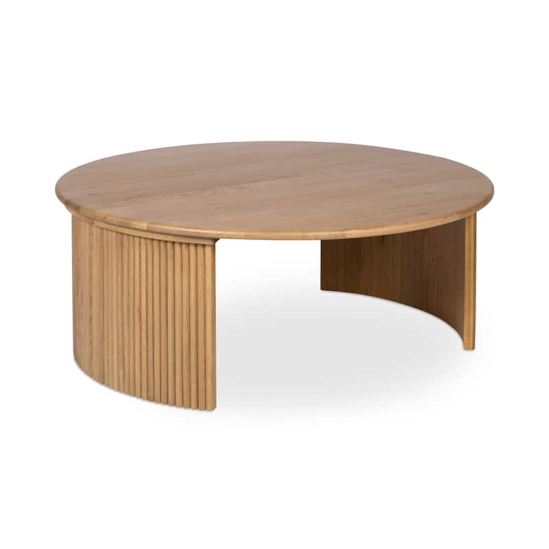 NADAAL STUDIOS Pence, Small Oval Coffee Table, Dark Brown