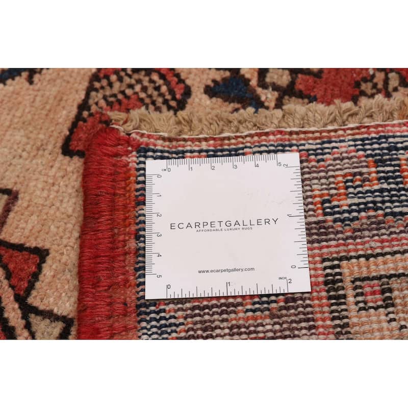 ECARPETGALLERY Hand-knotted Anadol Red Wool Rug - 3'8 x 10'5