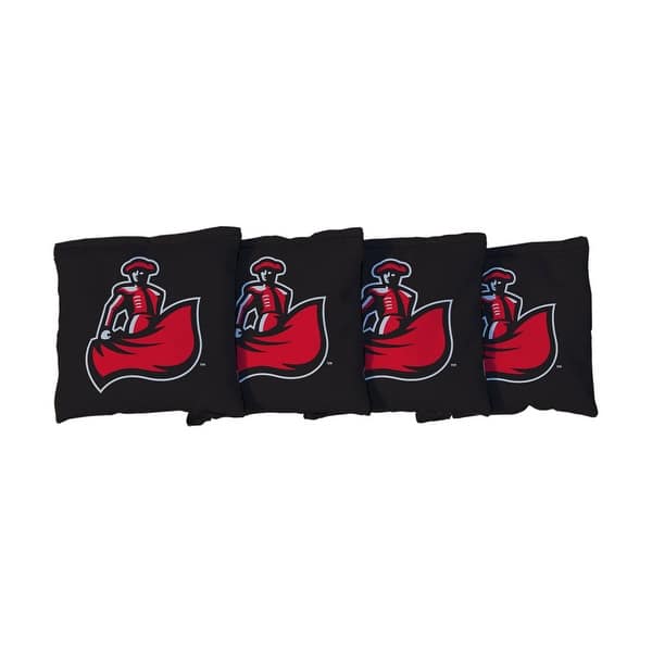 slide 2 of 3, Cal State Northridge Matadors Black Cornhole Bags All-Weather Resin Filled