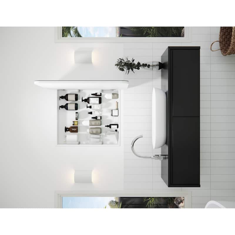 Glass Warehouse MC1-SQ-24X32 Erzi 24" x 32" Frameless Single Door