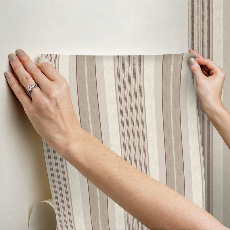 NuWallpaper Waverly Escot Red Peel and Stick Wallpaper - N/A