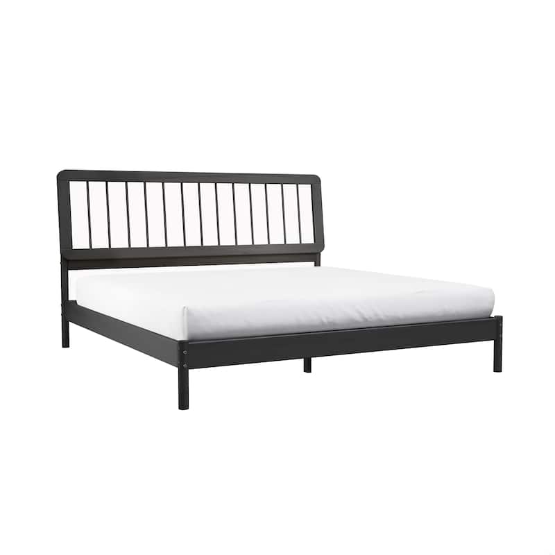 Middlebrook Designs Boho Solid Wood King Spindle Bed