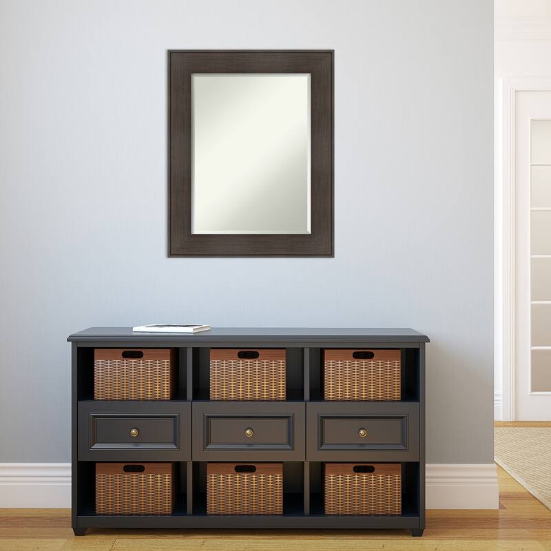 Beveled Bathroom Wall Mirror - William Frame