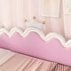 preview thumbnail 26 of 25, Modern Upholstered Princess Daybed wCrown Headboard & LED Lights, Twin to Size Extending Daybed Sofa Bed, Guest Bed